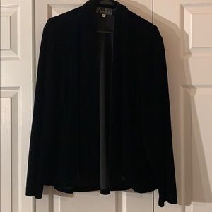Alex Evenings Black velour jacket